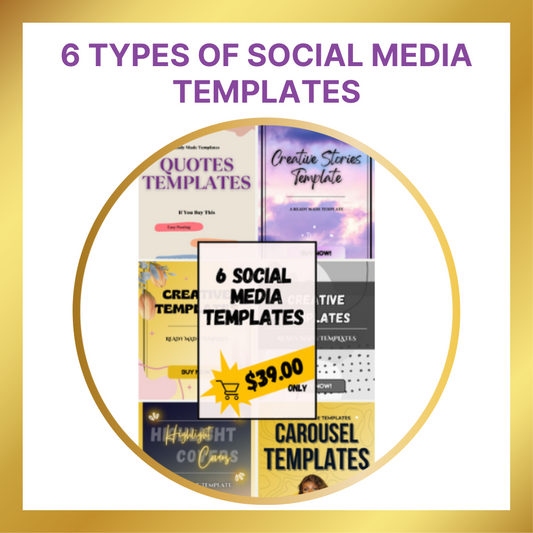 6 Types of Social Media Templates (800+ designs)