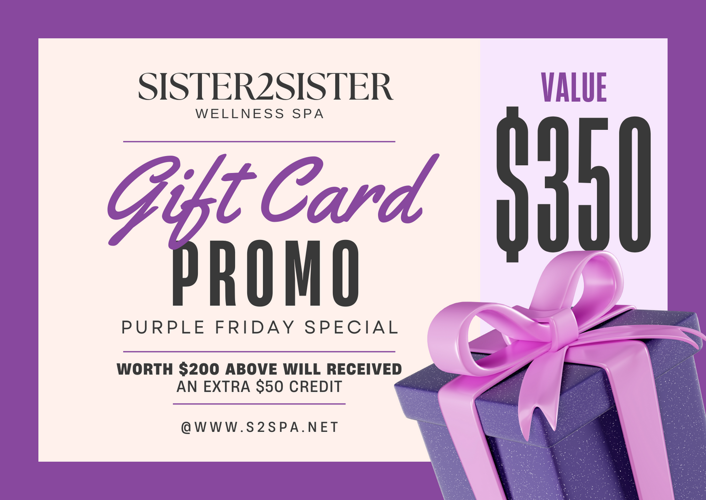 Sister2Sister Gift Card