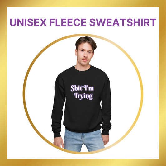 Unisex fleece sweatshirt