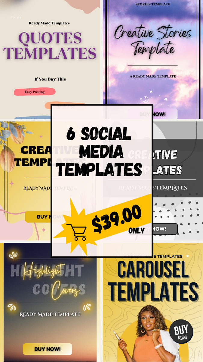 6 Types of Social Media Templates (800+ designs)