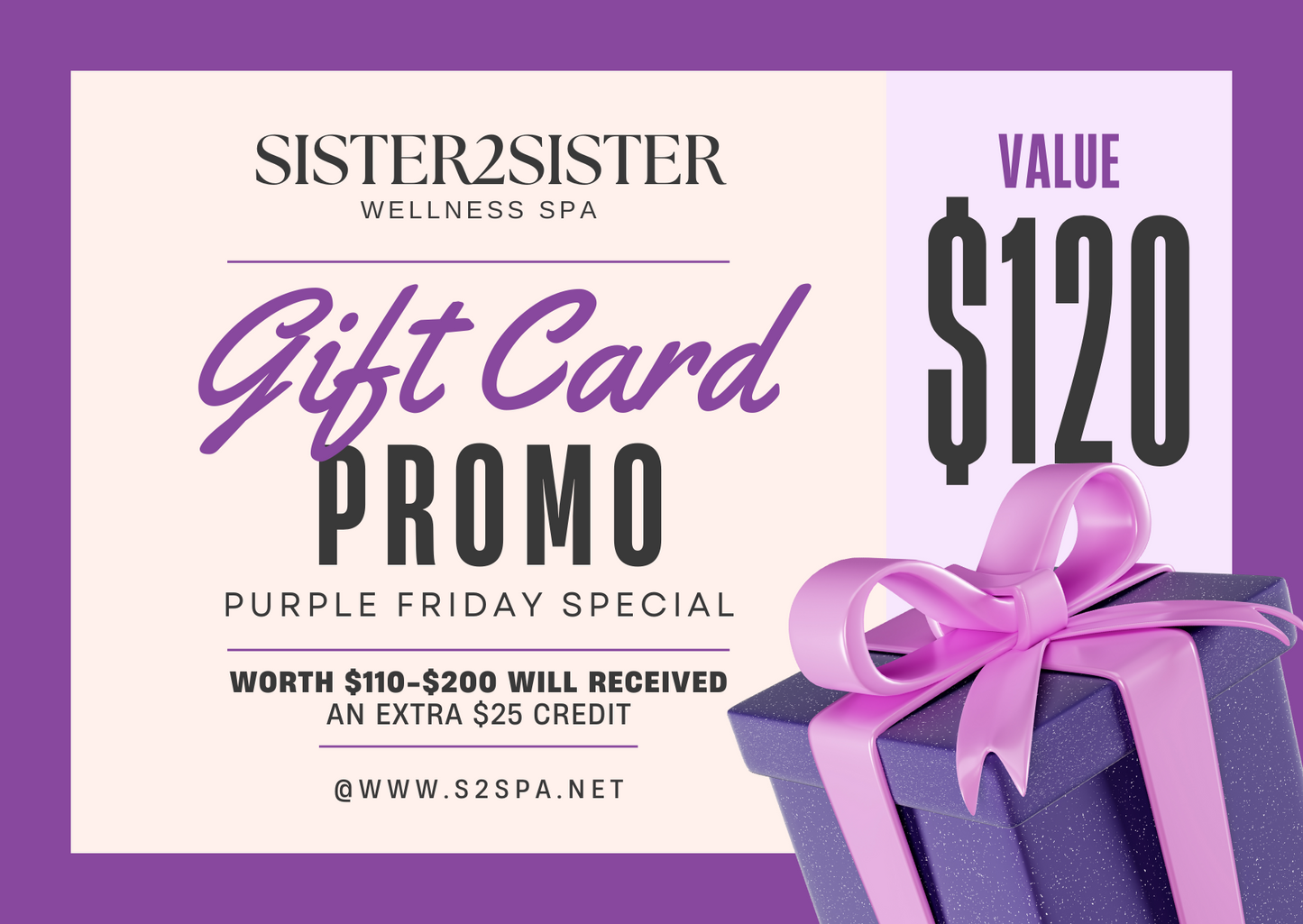 Sister2Sister Gift Card